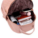 Purple Waterproof Nylon Fabric Women's Backpack