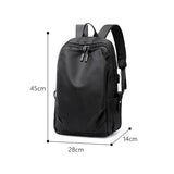 Waterproof Men Backpack with USB Charging Large Capacity