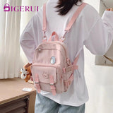 DIGERUI Mini Backpack For Women Travel Backpack School Bag Tote