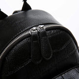Mini PU Leather Backpack for Women Small Female Back Pack Girls Bagpack