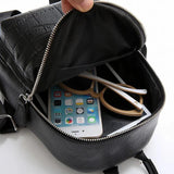 Mini PU Leather Backpack for Women Small Female Back Pack Girls Bagpack