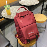 Teenage Kids School Bag Women Backpack Large Capacity Waterproof Schoolbag