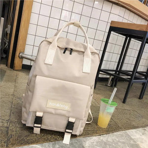 Teenage Kids School Bag Women Backpack Large Capacity Waterproof Schoolbag