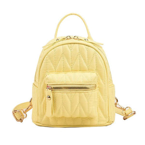 Women PU Leather Mini Backpack Teen Girls Bagpack Small Backpack