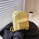Women PU Leather Mini Backpack Teen Girls Bagpack Small Backpack