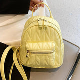 Women PU Leather Mini Backpack Teen Girls Bagpack Small Backpack