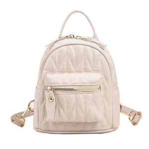 Women PU Leather Mini Backpack Teen Girls Bagpack Small Backpack