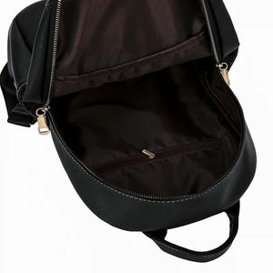 Women Soft Leather Backpack Vintage Female Shoulder Bags Casual Travel