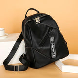 Women Soft Leather Backpack Vintage Female Shoulder Bags Casual Travel