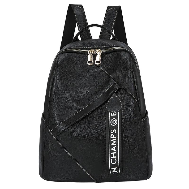 Women Soft Leather Backpack Vintage Female Shoulder Bags Casual Travel