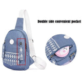 National Backpack Women Chest Shoulder Bagpack Sling Mochila Feminina