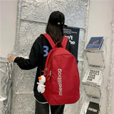 CGCBAG Women Backpack Large Capacity Waterproof Nylon School Travel Bag