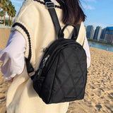 Winter Mini Backpack Small Ringer Embroidery Women's Backpack