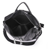 Women Large Capacity Soft PU Leather Rucksack Anti-theft Backpack