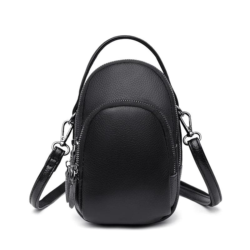 Large Capacity Soft Cowhide Women's Handbag