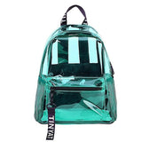Clear PVC Women Backpack Transparent Solid Backpack Travel School Backpack Bag