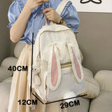 Waterproof Nylon Schoolbag For Teen Girls Large Capacity Rucksack