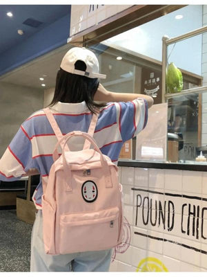 Nylon School Bags for Girls Women Laptop Backpacks