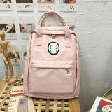 Nylon School Bags for Girls Women Laptop Backpacks