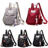 Women Anti-theft Oxford School Backpack Travel Waterproof Satchel Shoulder Bag