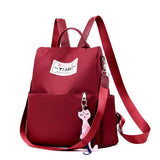 Women Anti-theft Oxford School Backpack Travel Waterproof Satchel Shoulder Bag