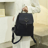 Vintage Deer Head Tassel Backpack High Capacity Girls School Bags