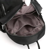 Waterproof Nylon Backpack for Women - Casual School Bag