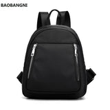Waterproof Nylon Backpack for Women - Casual School Bag