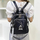 Sequins Women's Backpack School Bags 3-In-1 Travel Bagpac