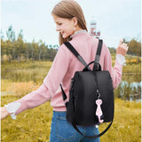 Oxford Women's Anti-theft Backpack High School Travel Bag