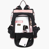 Casual Anti-theft Backpack Women Waterproof Oxford School Bags For Teenage Girls