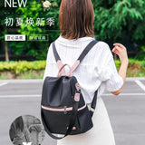 Casual Anti-theft Backpack Women Waterproof Oxford School Bags For Teenage Girls