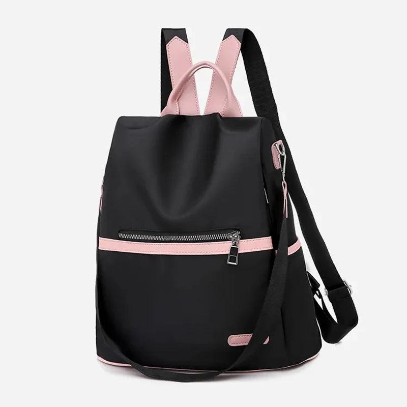 Casual Anti-theft Backpack Women Waterproof Oxford School Bags For Teenage Girls
