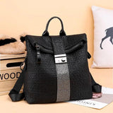 Winter Canvas Handbag Retro Casual College Backpack