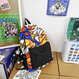 Harajuku Girl Male School Bag Female Men Backpack Women Book Boy Bag