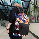 Harajuku Girl Male School Bag Female Men Backpack Women Book Boy Bag