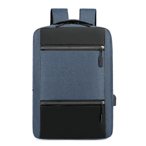 Waterproof Business Backpack Men USB School 15.6 Inch