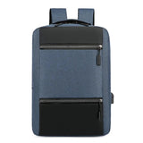 Waterproof Business Backpack Men USB School 15.6 Inch