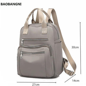 Waterproof Women's Backpack Travel Bag Large Capacity Shoulder Rucksack
