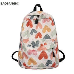 Graffiti Printing Women's Backpack School Bag for Girl Teenage Female