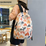 Graffiti Printing Women's Backpack School Bag for Girl Teenage Female