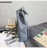 Preppy Style Shoulder Bag for Teenage Girls Summer School Bag