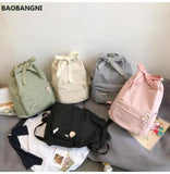 Preppy Style Shoulder Bag for Teenage Girls Summer School Bag