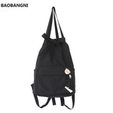 Preppy Style Shoulder Bag for Teenage Girls Summer School Bag