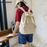 Preppy Style Shoulder Bag for Teenage Girls Summer School Bag