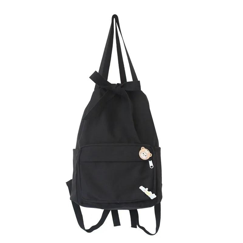 Preppy Style Shoulder Bag for Teenage Girls Summer School Bag