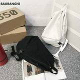 Student Backpack Personality Couple Schoolbag Unisex Youth Bagpack