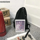 Student Backpack Personality Couple Schoolbag Unisex Youth Bagpack