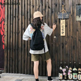 Student Backpack Personality Couple Schoolbag Unisex Youth Bagpack