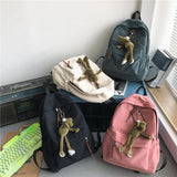 Waterproof Student Schoolbag Men Women Teenage Girls School Rucksack